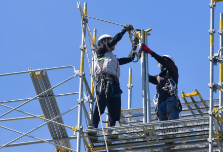 ビルの改修工事